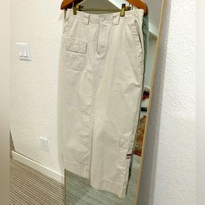 Y2K bkle Maxi Cargo Skirt